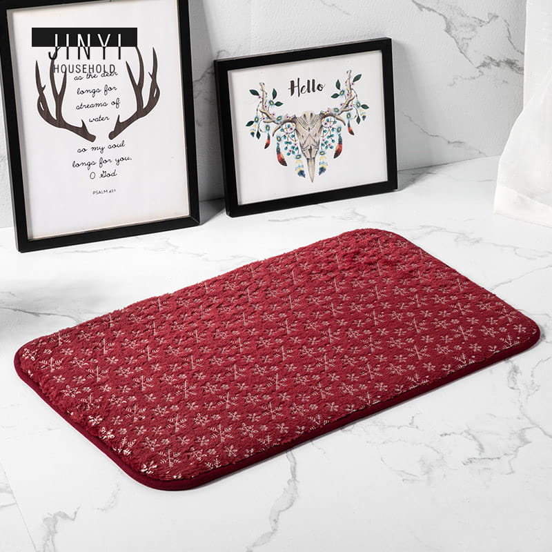 MF004 Schneeflocke Memory Foam Badematte